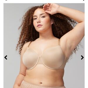 SOMA vanishing Perfect Coverage bra / nude / underwire / wide sides 38DD